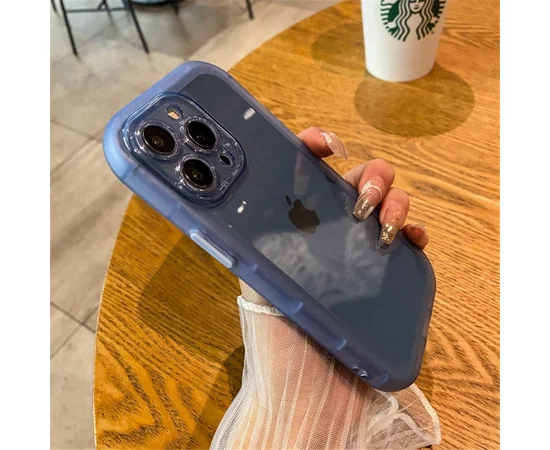 Силиконовый чехол "Silicone Bumper" для iPhone 13 Pro Max Синий