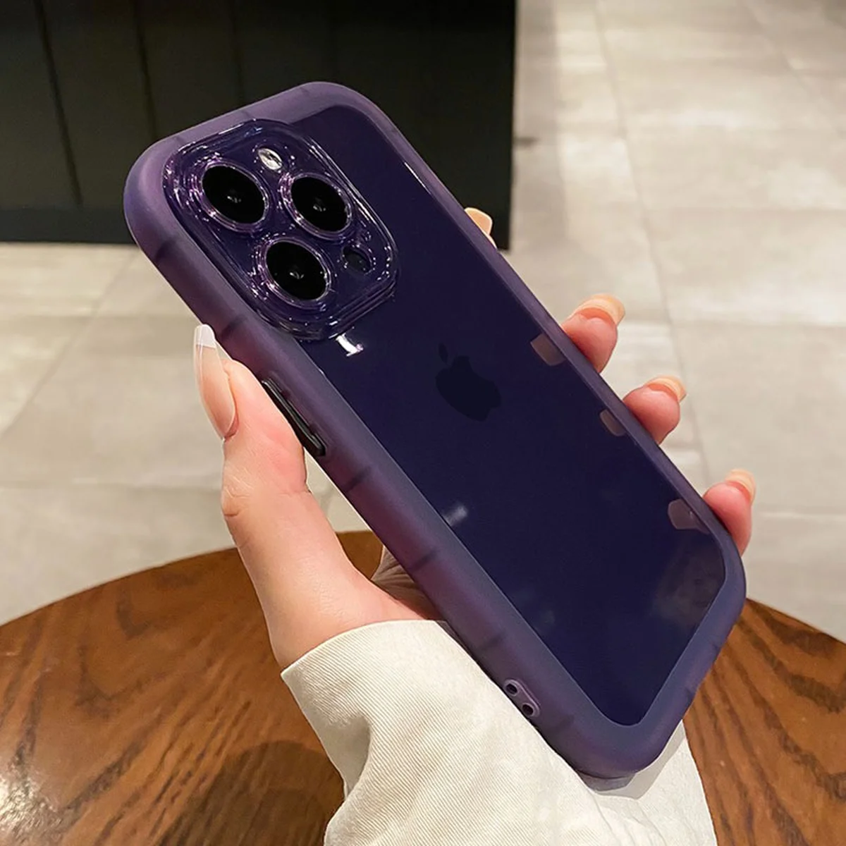Силіконовий чохол "Silicone Bumper" для iPhone 15 Pro Max Темно-фіолетовий