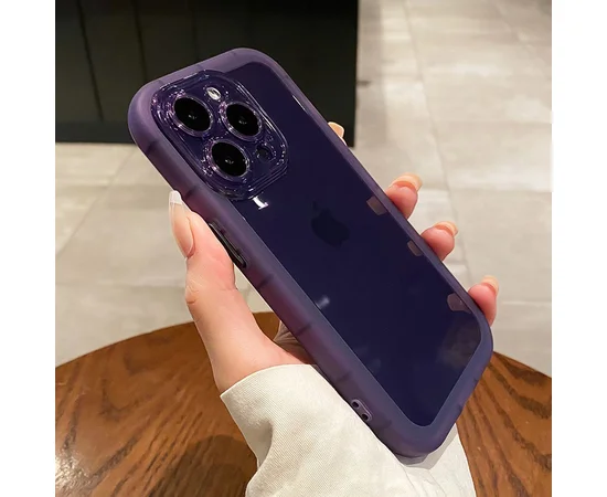 Силиконовый чехол "Silicone Bumper" для iPhone 12 Pro Max Темно-фиолетовый