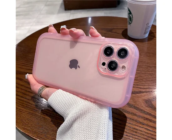 Силиконовый чехол "Silicone Bumper" для iPhone 13 Pro Max Розовый