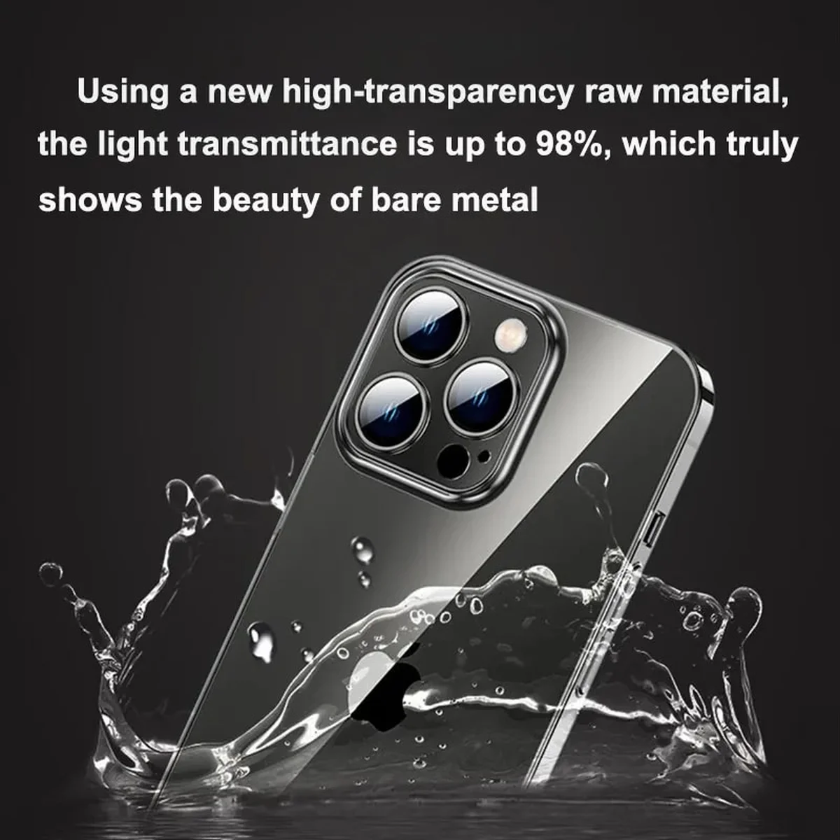 Пластиковий чохол "Transparent Crystal" для iPhone 11 Pro Max Тонований
