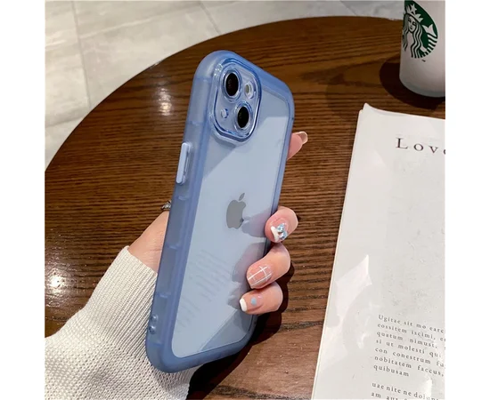 Силиконовый чехол "Silicone Bumper" для iPhone 14 Pro Max Синий