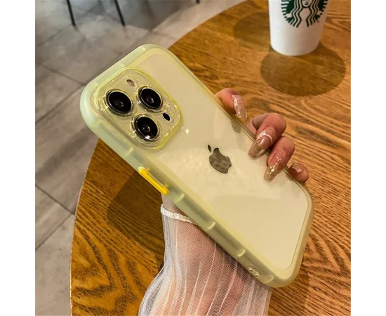 Силиконовый чехол "Silicone Bumper" для iPhone 14 Pro Max Желтый