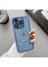 Силиконовый чехол "Transparent Jelly" with MagSafe для Apple iPhone 14 Pro Синий