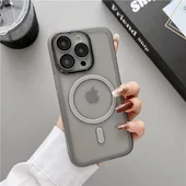 Силиконовый чехол "Transparent Jelly" with MagSafe для Apple iPhone 14 Pro Max Черный