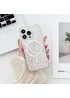Силиконовый чехол "Luxury Bling" with MagSafe для Apple iPhone 14 Pro Max Серебряный