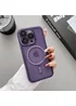 Силиконовый чехол "Transparent Jelly" with MagSafe для Apple iPhone 13 Pro Max Фиолетовый