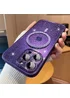 Силиконовый чехол "Bling Shinny" with MagSafe для Apple iPhone 14 Pro Фиолетовый