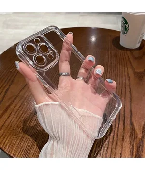 Силиконовый чехол "Crystal TPU" для Apple iPhone 13 Pro Max Прозрачный