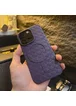 Силіконовий чохол "Luxury Weave" with MagSafe для Apple iPhone 13 Pro Max Фіолетовий