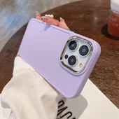 Силиконовый чехол "Candy Electroplate" для iPhone 13 Pro Фиолетовый