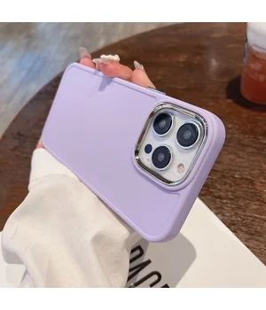 Силіконовий чохол "Candy Electroplate" для iPhone 14 Pro Max Фіолетовий