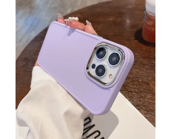 Силіконовий чохол "Candy Electroplate" для iPhone 14 Pro Max Фіолетовий