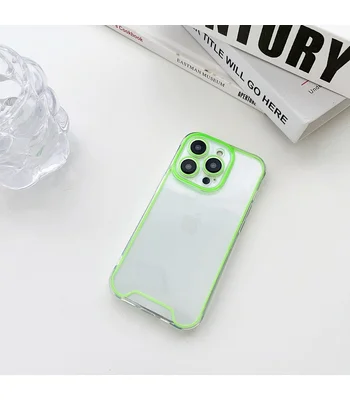 Силиконовый чехол "Neon Cover" для iPhone 14 Pro Зеленый