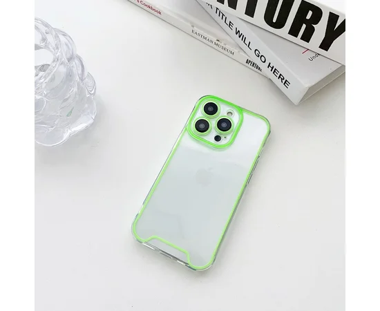 Силиконовый чехол "Neon Cover" для iPhone 14 Pro Зеленый