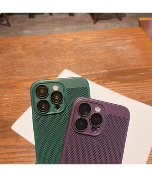 Пластиковый чехол "Dissipate Heat" для iPhone 12 Pro Max Фиолетовый