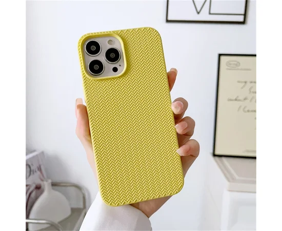 Силіконовий чохол "Candy Solid Color" для iPhone 14 Pro Max Жовтий