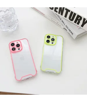 Силиконовый чехол "Neon Cover" для iPhone 14 Pro Розовый