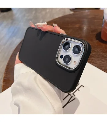 Силиконовый чехол "Candy Electroplate" для iPhone 14 Pro Черный Силиконовый чехол "Candy Electroplate" для iPhone 14 Pro Черный