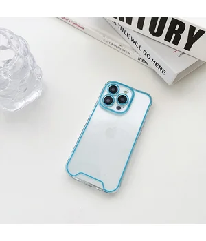 Силиконовый чехол "Neon Cover" для iPhone 14 Pro Синий