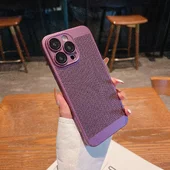 Пластиковый чехол "Dissipate Heat" для iPhone 13 Pro Max Фиолетовый