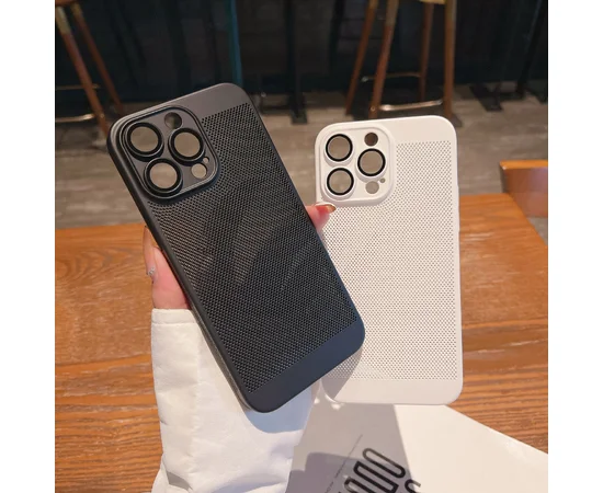 Пластиковый чехол "Dissipate Heat" для iPhone 12 Pro Max Черный