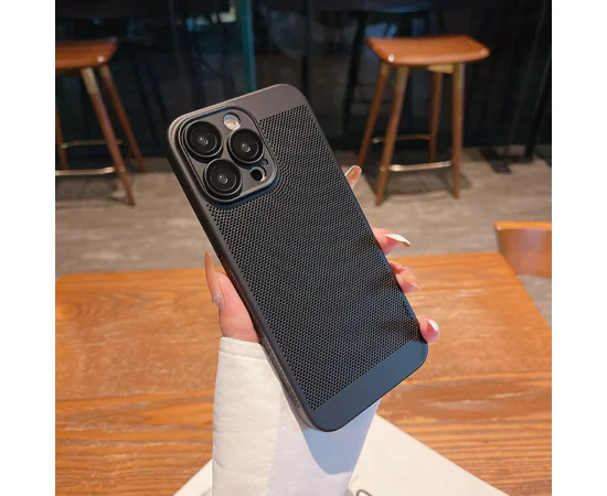 Пластиковый чехол "Dissipate Heat" для iPhone 12 Pro Max Черный