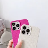 Силиконовый чехол "Candy Solid Color" для iPhone 14 Pro Max Ярко-Розовый