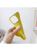 Силіконовий чохол "Candy Solid Color" для iPhone 14 Pro Max Жовтий