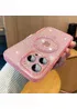 Силиконовый чехол "Bling Shinny" with MagSafe для Apple iPhone 14 Pro Розовый