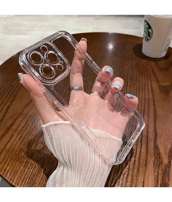 Силиконовый чехол "Crystal TPU" для Apple iPhone 14 Pro Max Прозрачный