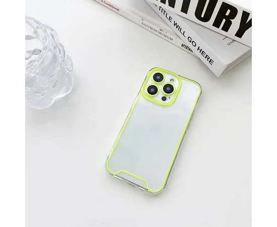 Силіконовий чохол "Neon Cover" для iPhone 14 Pro Max Жовтий