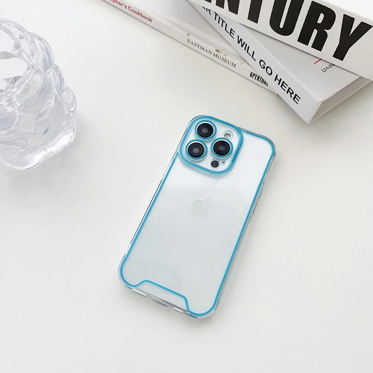 Силиконовый чехол "Neon Cover" для iPhone 14 Pro Max Синий