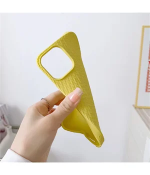 Силіконовий чохол "Candy Solid Color" для iPhone 14 Pro Max Жовтий