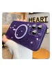 Силиконовый чехол "Bling Shinny" with MagSafe для Apple iPhone 12 Pro Max Фиолетовый