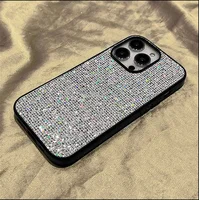 Силиконовый чехол "Bling Sequin" с блестками для iPhone 14 Pro Белый