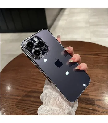Пластиковый чехол "Transparent Crystal" для iPhone 14 Pro Max Прозрачный