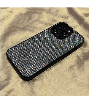 Силиконовый чехол "Bling Sequin" с блестками для iPhone 13 Pro Черный Силиконовый чехол "Bling Sequin" с блестками для iPhone 13 Pro Черный