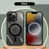 Силиконовый чехол "Silicone Armor" with MagSafe для Apple iPhone 12 Pro Max Черный