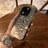Силиконовый чехол "Crystal Diamond" для iPhone 14 Pro Черный