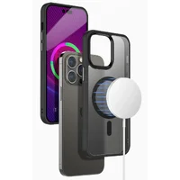 Силиконовый чехол "Silicone Armor" with MagSafe для Apple iPhone 14 Pro Max Черный