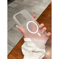 Пластиковий чохол "Luxury Ultra Thin Matte" with MagSafe для Apple iPhone 15 Pro Білий