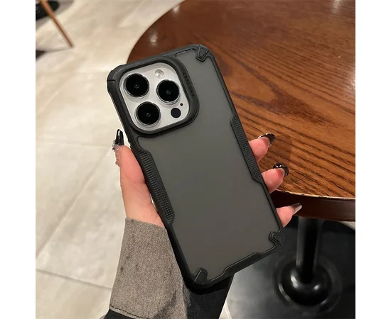 Противоударный чехол "Translucent Armor" для iPhone 14 Pro Max Черный