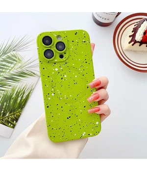 Силіконовий чохол "Silicone Dotted" with MagSafe для Apple iPhone 14 Pro Зелений