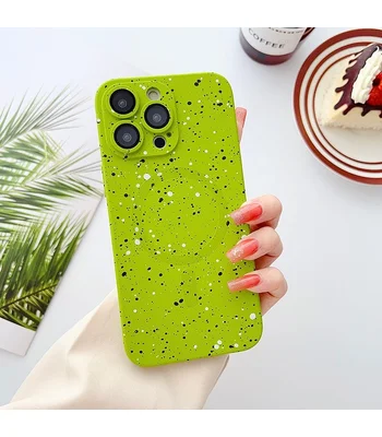 Силіконовий чохол "Silicone Dotted" with MagSafe для Apple iPhone 15 Pro Max Зелений