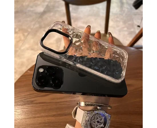 Силиконовый чехол "Crystal Diamond" для iPhone 13 Pro Max Белый