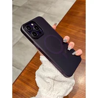 Пластиковый чехол "Luxury Ultra Thin Matte" with MagSafe для Apple iPhone 13 Pro Max Фиолетовый