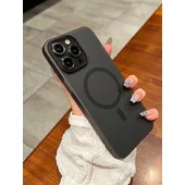 Пластиковий чохол "Luxury Ultra Thin Matte" with MagSafe для Apple iPhone 14 Pro Чорний