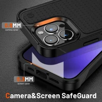 Противоударный чехол "Hybrid Rugged Armor" для iPhone 13 Pro Max Черный