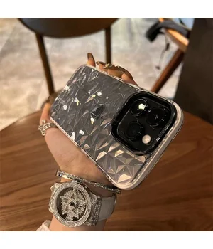 Силиконовый чехол "Crystal Diamond" для iPhone 14 Pro Белый Силиконовый чехол "Crystal Diamond" для iPhone 14 Pro Белый